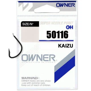 Крючки &quot;OWNER&quot; 50116-04 Kaizu №04 Ø0,68мм 14шт. Black лопатка