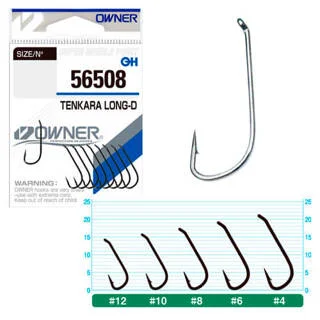 Крючки Owner Tenkara Long-D 56508 №4 (forged - кованые)