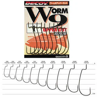 Гачок Decoy Worm 9 Upper Cut #5/0 (5 шт/уп)