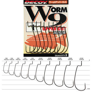 Гачок Decoy Worm9 Upper Cut #2/0 (8 шт/уп)