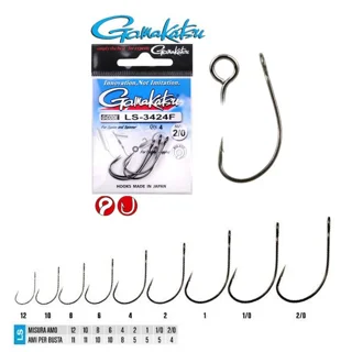 Крючок Gamakatsu LS-3424F N/L №4, 8шт