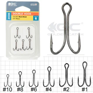 Крючок GC Double 2036BN №1(4шт)NEW