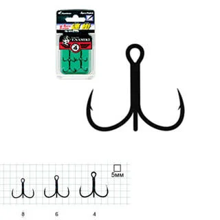 Гачок Hayabusa Treble TBL920BN №8(5шт)