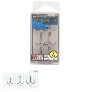 Гачок Hayabusa Treble TBL930BN №8(6шт)