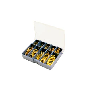 Крючок в наборе желтый