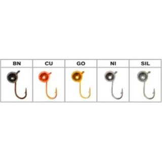 Куля W Spider з вушком простий колір CU 2,5мм гачок Maruto (Вага: 0,15г) №20 (за 1шт)