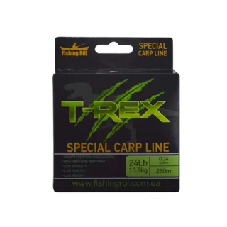 Жилка Fishing ROI T-REX Special Carp Line Clear 0.30mm 300m 8.9kg