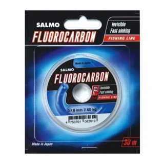 Жилка моно Salmo FLUOROCARBON  0,08 / 30м  (інд.уп/ *10)