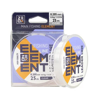 Жилка Zeox Element Leader 25м Clear 0.148мм