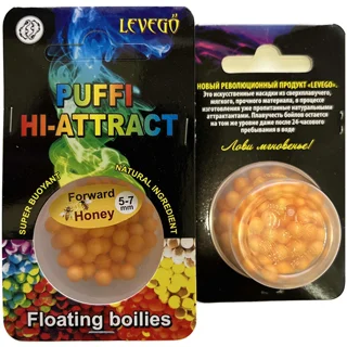 Плаваюча насадка LEVEGO &quot;FORWARD&quot; Puffi Hi-Attract Мед 5-7мм