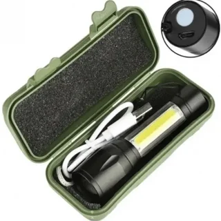 Ліхтар ручний BL-511 XPE+COB LED/ZOOM /micro USB/BOX, шт