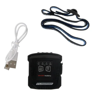 Ліхтарик налобний з кліпсою Flagman Hat Clip + Head Lamp 3+1 (sensor)