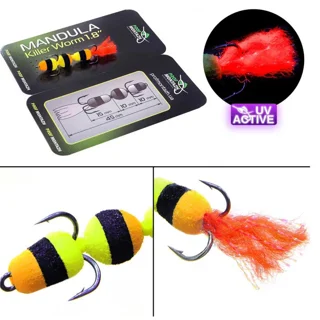 Мандула Killer Worm 3 сегмента 905 micro (45мм) 1,8&quot;