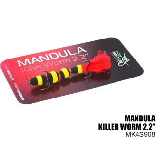 Мандула Killer Worm 4 сегмента 908 micro (55мм) 2,2&quot;