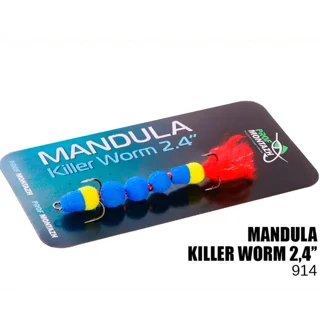 Мандула Killer Worm 5 сегментов 914 micro (60мм) 2,4&quot;