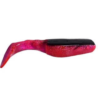 Manns Predator 3 M-066 BB MFHP малиново-перламутр. с серебр.блест. 90мм 20шт/уп