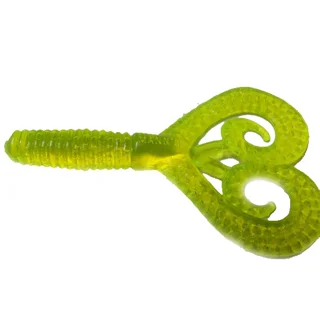 Manns Twister 023 M-023 CH салатовий прозорий 70мм 20шт/уп