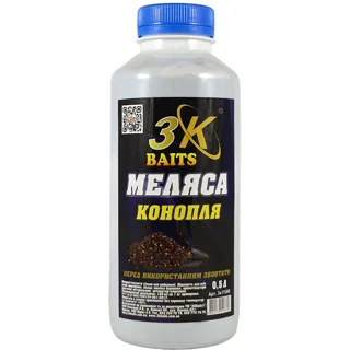 Меляса 3KBaits (конопля), 500 мл