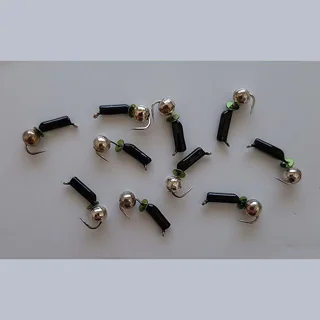 Мормишка вольфрамова &quot;Гвоздешарик&quot; гвоздик d1,5мм кулька срібло, паєтка Вага: 0.40 г