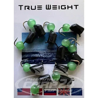 Морм. Вольф.&quot;Котяче око&quot; True Weight гвоздик d3,0мм зелений Вага: 0.85 г №160