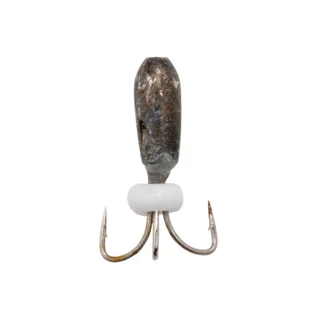 Мормишка вольфрамова &quot;Чорт з отв. i бiсером&quot; d=2.0 чорн.  №6