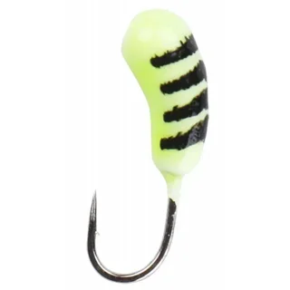 Мормишка вольфрамова Fishing ROI Уралка з отвором 2,5mm 0,58gr Y-67TP  ( №33 )