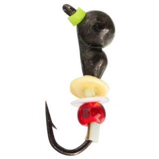 Мормишка вольфрамова Flagman &quot;Самка мурашки з вушком паєтки i кембрик&quot; d=3.0 чорн №30