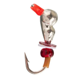 Мормишка вольфрамова Flagman &quot;Самка мурашки з вушком паєтки i кембрик&quot; d=3.0 срiбло №29