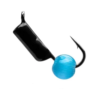 Мормишка вольфрамова Flagman "Стовбчик з вушком+котяче око блакитне" d=3.0 вага-0,80г BN №31