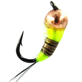 Мормишка вольфрамова Strike мідь Perdigon Chartreuse (#14, вага: 0,35г) №11