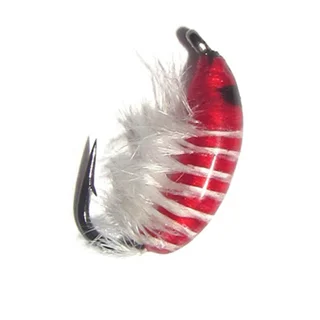 Мормишка бокоплав Strike UV Shrimp Vakcina - Red [Червоний] (#10, вага: 0,2г, 1,4см) №45