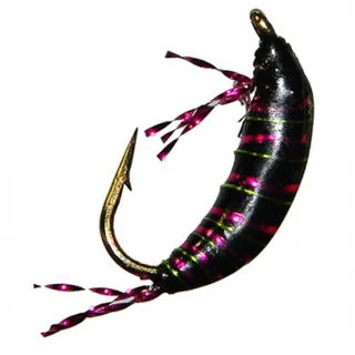 Мормишка імітація рачка бокоплава UV Shrimp 3D - Black [Чорний] (#12, вага: 0,31г ,1,2см) №57