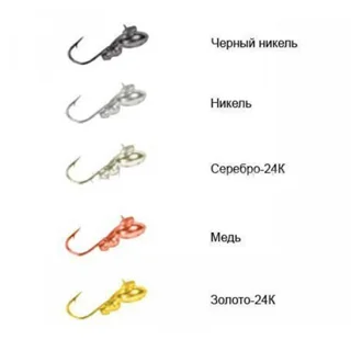 Мормишка вольфрамова Муха SS гачок Daiichi №18 срібло (Вага: 0,40г) №8