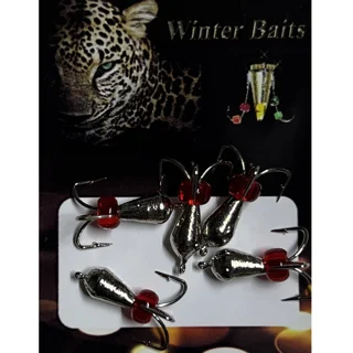 Мормишка Winter Baits Чорт-банан з петлею Ø 4 Вага: 1.1 г №34