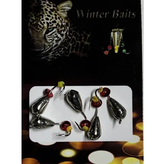 Капля з петлею кольорова Ø 3 червоний Вага: 0.6 г №62