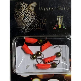 Стовпчик зі спилом кольоровий з кулькою Ø 3 червоний Вага: 0.8 г №43