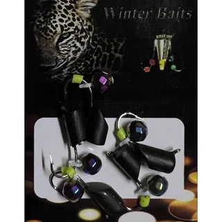 Мормишка Winter Baits Стовпчик зі спилом з кристалом &quot;Хамелеон&quot; Ø 4 Вага: 1.2 г №55