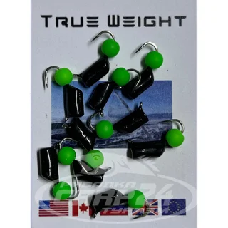 Морм.Вольф. &quot;ЦвяхКуля&quot; True Weight гвоздик d3,0мм  Ядрене Око Зелений Вага: 0.85 г №174