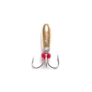 Мормишка вольфр. Lucky John Чортик з отвором 3042-G Вага-1.85(г) (по штучному)