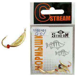 Мормишка вольфрамова супер банан з намистинкою 4мм 1-GO1 (1100401-GO1) Вага: 0.97 г №10