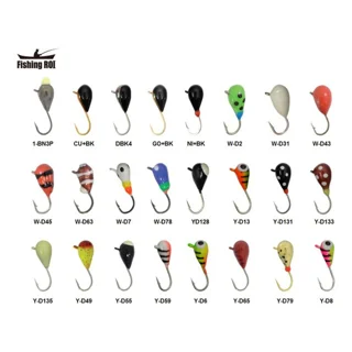 Мормишка вольфрамова Fishing ROI Крапля з вушком 3mm 0,45gr Y-D55P  ( №11 )