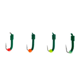 Мормишка вольфрамова Лісотка світлоточка 0,23-0,27 гр колір: зелений №23