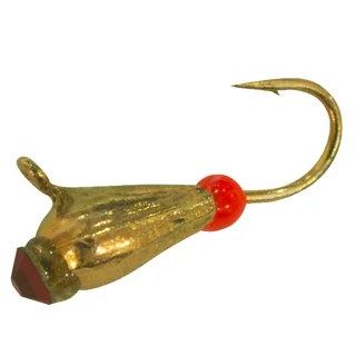 Мормишка вольфрамова Shark Крапля з вушком 0,267г диам. 2,5 мм гачок D18 к:мідь гальваніка с №18