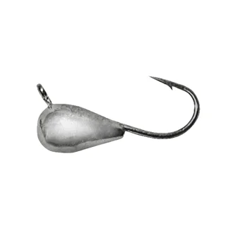 Мормишка вольфрамова Shark Крапля з вушком 0,42г диам 3,0 мм гачок D16 гальваніка к:срібло №3