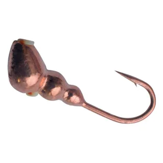 Мормишка вольфрамова Shark Мураха з отвором 0,25 г діам. 2,5 мм гачок D18 гальваника ц:мідь