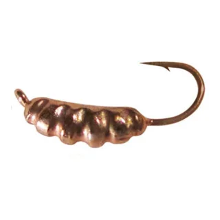 Мормишка вольфрамова Shark Опариш 0,2г диам. 1,5 мм гачок D18 гальваніка к:мідь