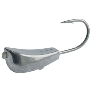 Мормишка вольфрамова Shark Уралка 1,3г диам.5/L гачок D12 гальваніка к:срібло №44