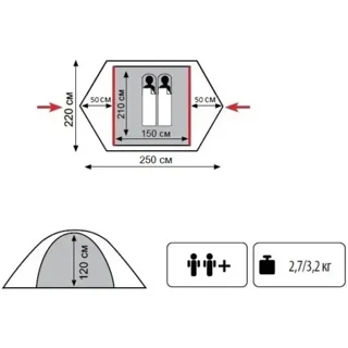 Намет Tramp Lite Tourist 2 sand UTLT-004