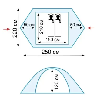 Намет Tramp Scout 2 (v2) green UTRT-055