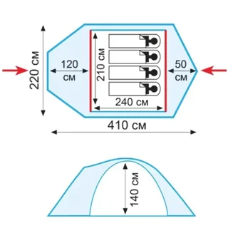 Намет Tramp Stalker 4 (v2)